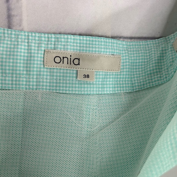 Onia Men’s Calder Mid-Length Gingham Swim Trunks size 38 - Picture 8 of 8